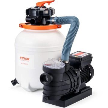 Hiekkasuodatinpumppu maanpäällisiin uima-altaisiin, 12 tuumaa, 10 000 l/h, 285 W