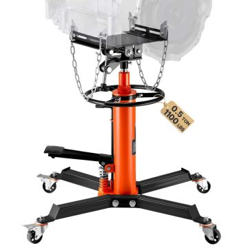 Vaihteiston hydraulinen tunkki 1100 lbs, 2-vaiheinen, teleskooppinen