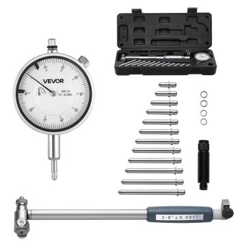 Mittakellomittausindikaattori ja reikämittaus, tarkkuus 0,03 mm, 50,8–152,4 mm, säilytyskotelo