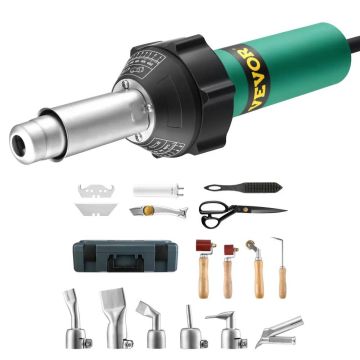 Kuumailmahitsauskone muoville, 1600 W, 122–1112 ℉, PVC TPO -vinyyli