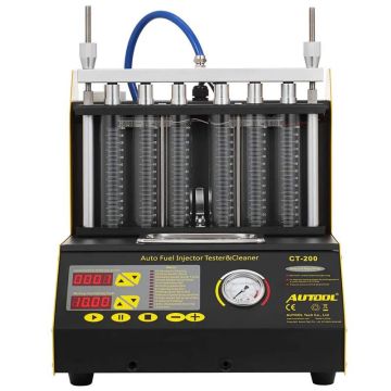 Succebuy CT200 ultraäänipolttoainesuuttimen puhdistus- ja testauslaite 4/6 sylinterille 220V