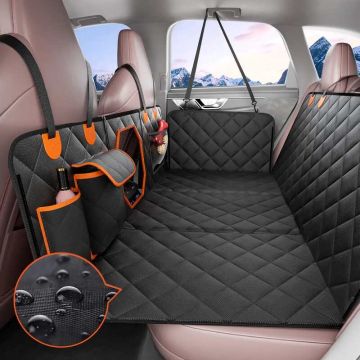 Koiran autonistuimen suojus, 52 x 23,5", 600D, vedenpitävä ja naarmuuntumaton
