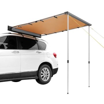 Sivumarkiisi autoon 180 cm x 210 cm, PU3000 mm, UV50+, sisäänvedettävä, korkeussäädettävä