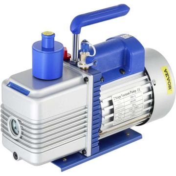 Kaksivaiheinen tyhjiökiertopumppu, 10 CFM, 220 V, sininen