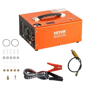 Kannettava PCP-ilmakompressori 4500 PSI öljytön, DC12V/AC230V