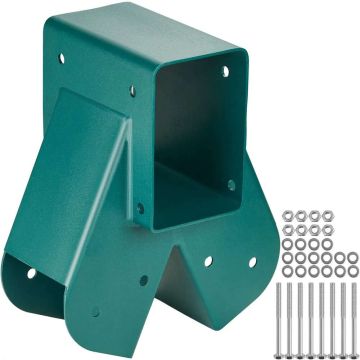 A-muotoiset hiiliteräksiset keinukannattimet, vihreät, 101,6x101,6 mm ja 101,6x152,4 mm