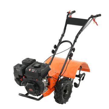 Bensiinikäyttöinen 4-tahtijyrsin 212 cm³ teräspiikeillä puutarhaan ja pelloille