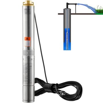 Uppopumppu, 370 W, ruostumaton teräs, IP68