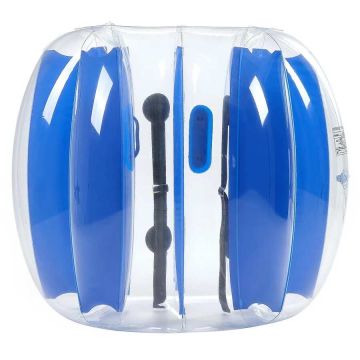 Ilmatäytteiset kuplapallot, 1,2 m, siniset raidat, PVC