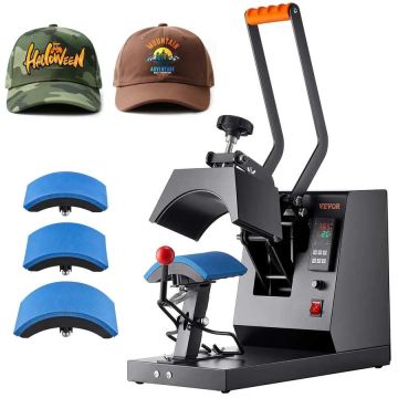 Hattulämpöprässi 4 in 1, LCD, 15,24 x 7,6 cm