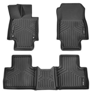 Auton matot Toyota RAV4 2019–2024 TPE musta 3 kpl
