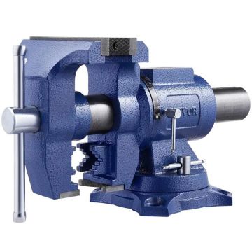 Puristimet 165 mm, leuan leveys 6,5", aukko 5", valurautaa, metallintyöstöön