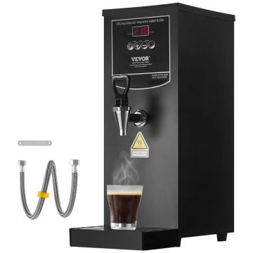 Sähköinen lämminvesivaraaja kaupalliseen käyttöön, 316 ruostumatonta terästä, 2500 W, 50 l/h