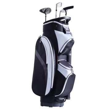 Golflaukku 36 tuumaa, 14 lokeroa, nailonia, musta