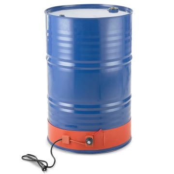 Metallinen tynnyrilämmitin 208,2 L, 1200 W, säädettävä 30–150 °C, 12,7 cm