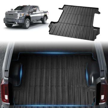 Kuorma-auton korimatto TPE, yhteensopiva vuosimallien 2019-2024 Chevrolet Silveradon ja GMC Sierra 1500:n kanssa, 5,8 jalan korilevy