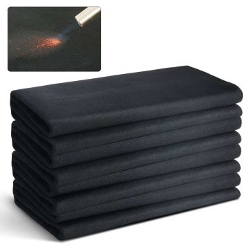 Огнестойкий сварочный мат из углеродного волокна, 950x910 мм, 4 шт.