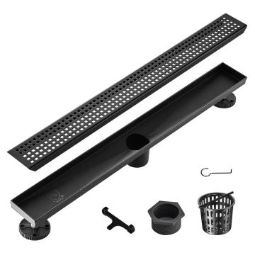 Lineaarinen suihkukouru 610 mm, 304 ruostumatonta terästä, mattamusta