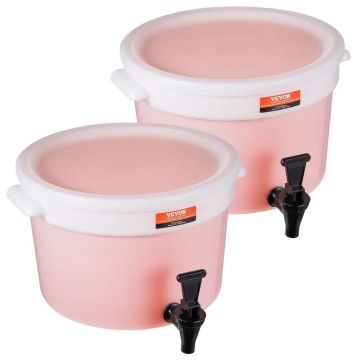 Juoma-annostelija hanalla, 1,4 litraa, muovia, 2 kpl