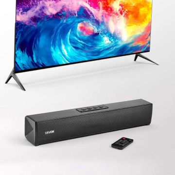 Саундбар 2.0 канала, 450 мм, Bluetooth, 80 Вт, для телевизора и компьютера.