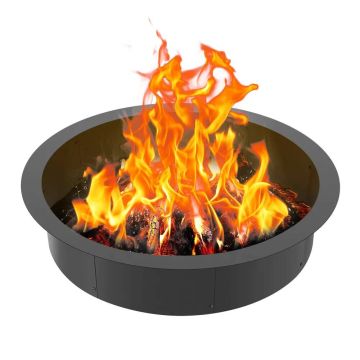 Tulirengas, 40 tuumaa, hiiliterästä, ulkotulisija