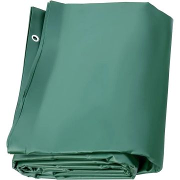 Uima-altaan turvapeite, vihreä PVC, 11,5 x 19,6 jalkaa, suorakaiteen muotoinen, upotettu