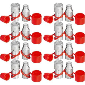 Hydraulinen pikaliitin 1/2 tuuman NPT, 8 paria, 27,6 MPa (ISO 16028)
