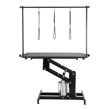 Hydraulinen lemmikkien trimmauspöytä, 109 cm, säädettävä korkeus, tukeva, liukumaton