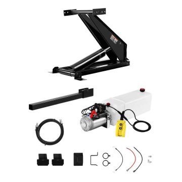 Hydraulinen saksinostinsarja 10 t, 12 V pumppu