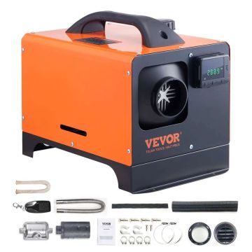 Dieselkäyttöinen lämmitin 12V 8 kW LCD-näytöllä ja kaukosäätimellä matkailuautoille