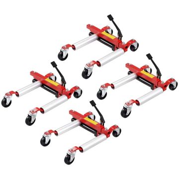Hydraulinen autonostin 360° pyörillä, 725 kg, 4-osainen sarja