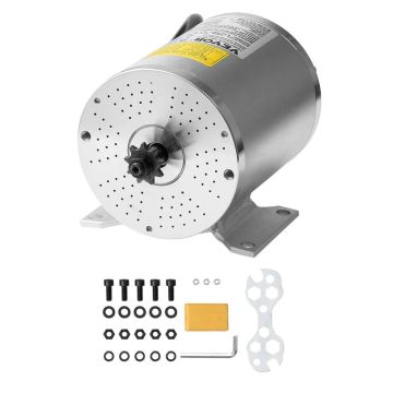 Sähköinen harjaton 1800 W 48 V moottori, 4500 rpm, karting-autoihin ja sähköajoneuvoihin