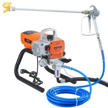 Korkeapaineruisku 1500 W, maalipistooli letkulla, 3000 PSI, teollisuuskäyttöön