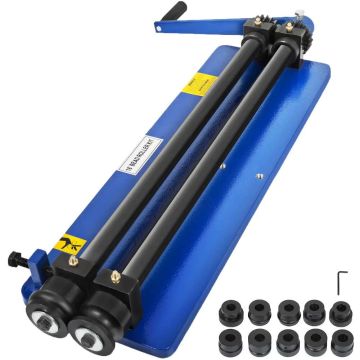 Pallomainen 457 mm:n peltirulla, jossa 6 muottisarjaa