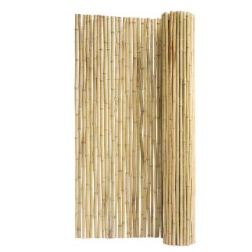 Luonnonmukainen bambuaita, 6x8 jalkaa, ympäristöystävällinen näkösuoja