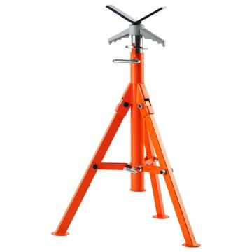 V-muotoinen teräsputkiteline, säädettävä 69–132 cm, kantavuus 1133 kg