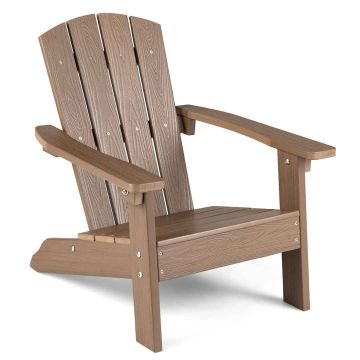 Lasten Adirondack-tuoli, 105° selkänoja, ruskea/vaaleanpunainen/turkoosi/valkoinen, 53,34 × 52,07 × 63,5 cm