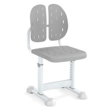 Children's learning chair, adjustable height, Gray, 42 × 67.5–75.5 × 36 cm