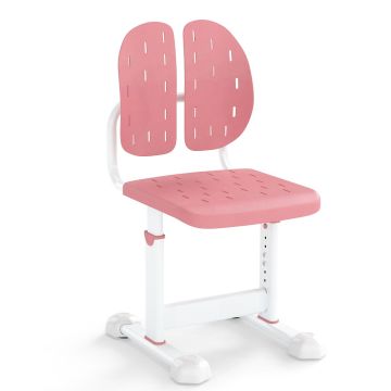 Children's learning chair, adjustable height, Pink, 42 ​​× 67.5–75.5 × 36 cm