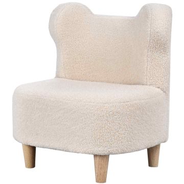 Lasten sohva, nallekorvat, Beige, 47 × 53 × 43 cm