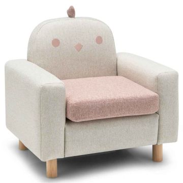 Children's sofa with panda, chicken or dinosaur design, beech legs, 59x42x54 cm, 7 kg