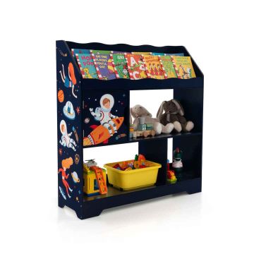 Children's cabinet, 3 shelves and doors, 92.71 × 100.33 × 30.48 cm