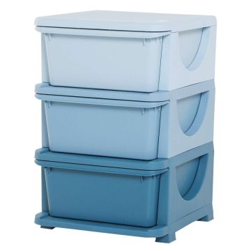 Lasten kaappi Homcom 37x37x56,5cm, sininen väri