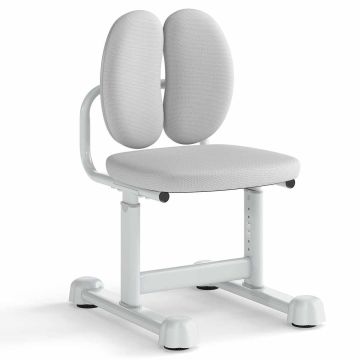 Children's desk chair, Adjustable, Gray, 48 × 39 × 68–76 cm