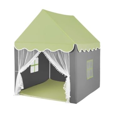 Children's play tent, with mat and string lights, 105 × 121 × 136 cm