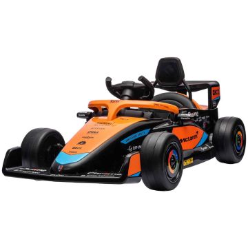 Lasten sähköauto Aiyaplay 115x67x50cm., musta/oranssi