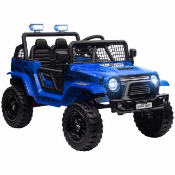 Lasten sähköauto Aiyaplay 109x67x68.5cm., sininen/musta