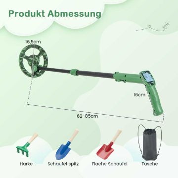Children's metal detector, 62–85 × 16 cm