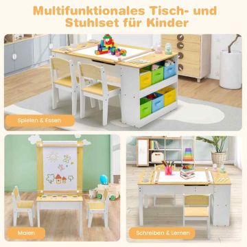 Lasten maalausteline, 2-in-1, 43 × 24 × 21 tuumaa