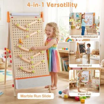 Children's easel, double-sided, 66 × 104.1 × 50.8 cm